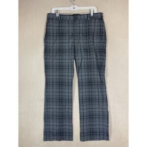 Nike Golf Pants Mens 32x32 Gray Plaid Tour Performance Dri Fit Straight Leg Pant